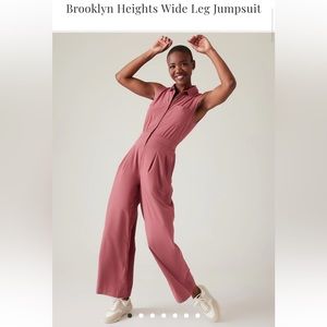 Athleta Brooklyn Heights Wide Leg Jumpsuits.